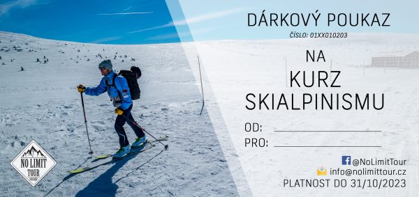 Dárkový poukaz - kurz skialpinismu